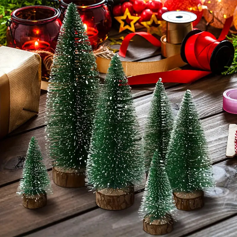 Mini Christmas Trees for Display – 8-Piece Set