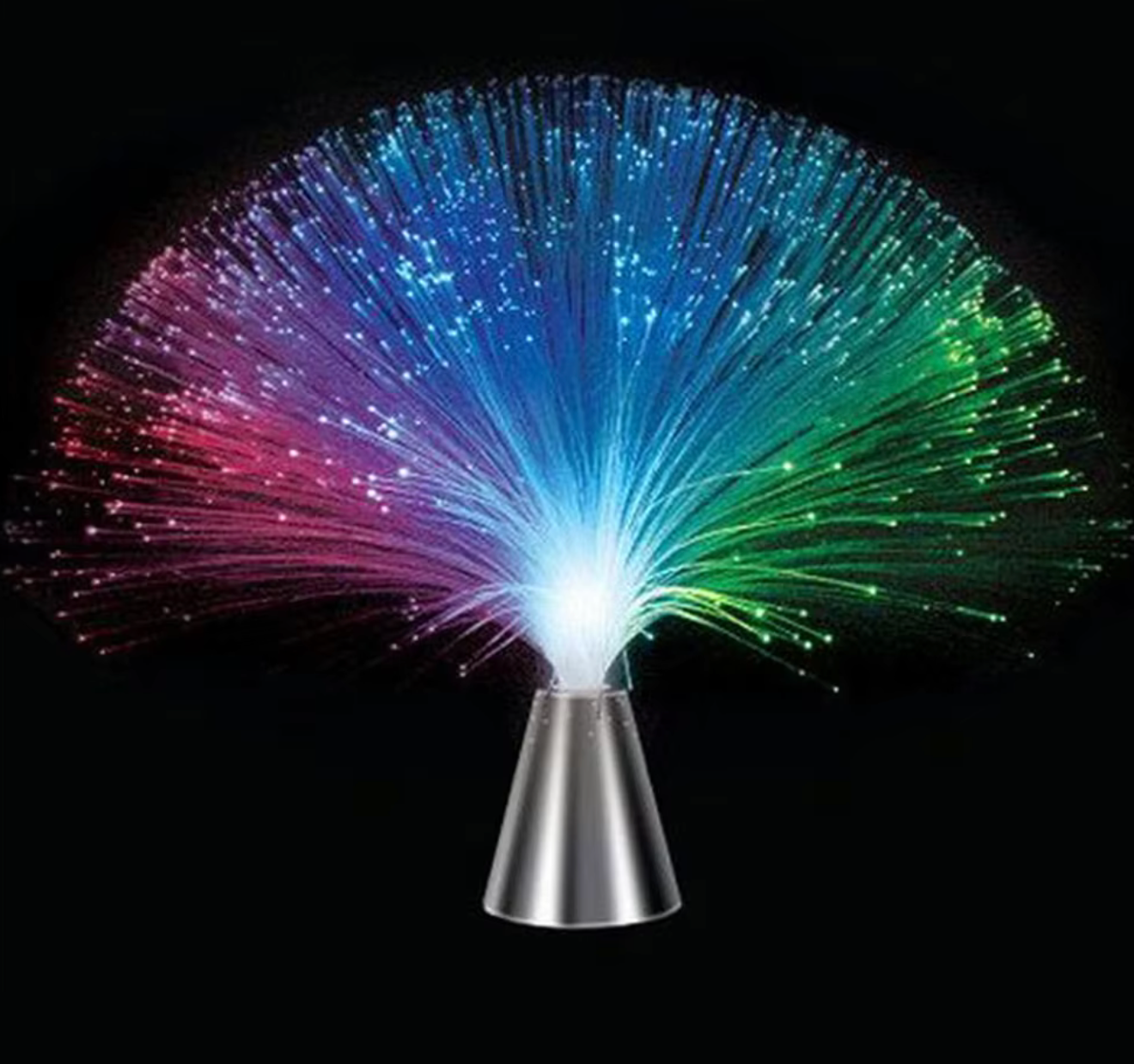 Optic-Fibre LED Lamp with Color Changing Feature