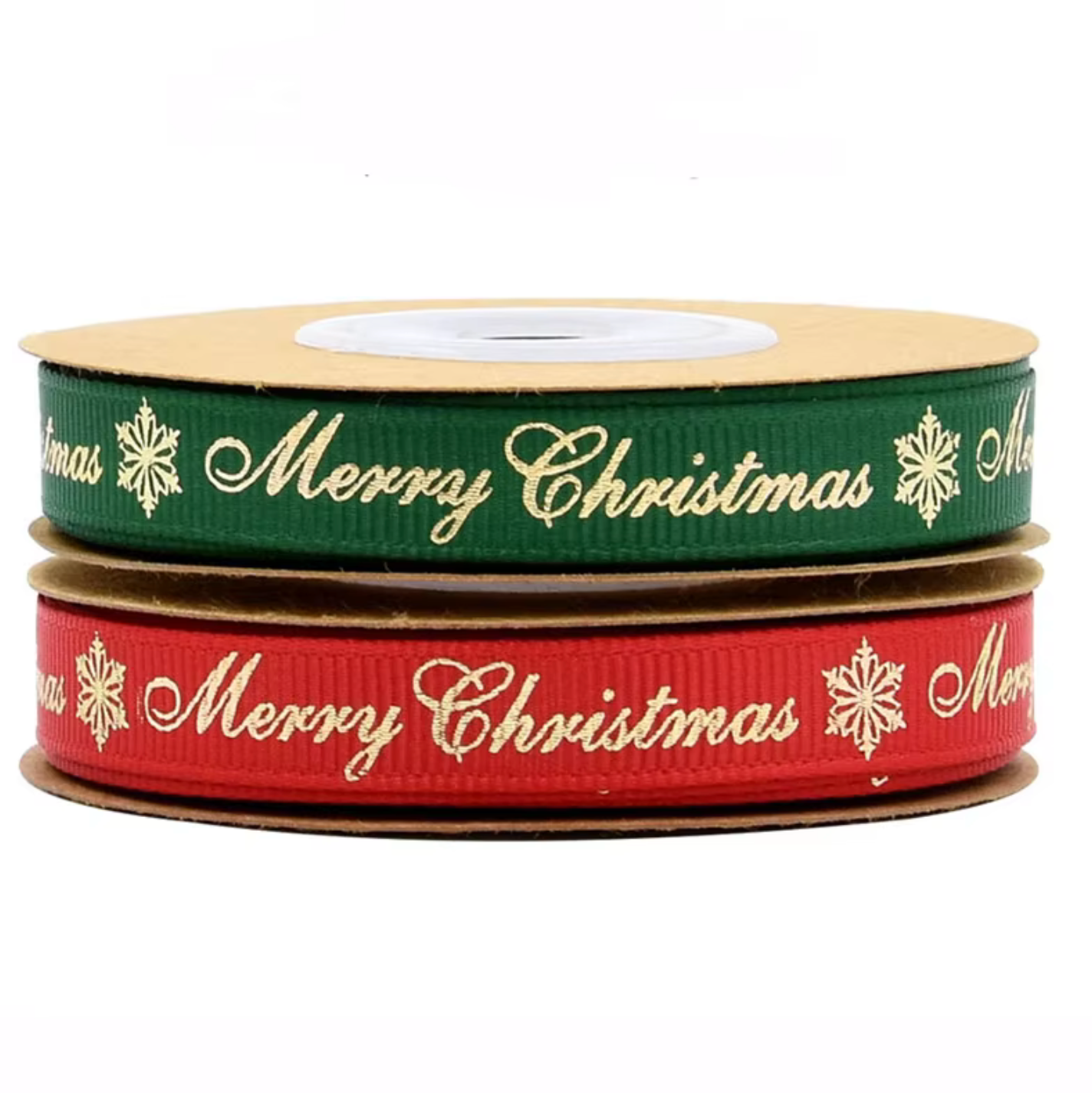 "Merry Christmas" Wrapping Ribbon