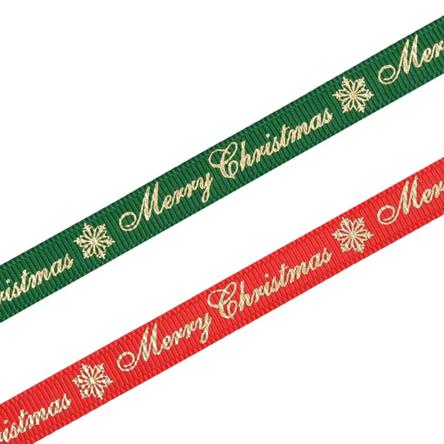 "Merry Christmas" Wrapping Ribbon