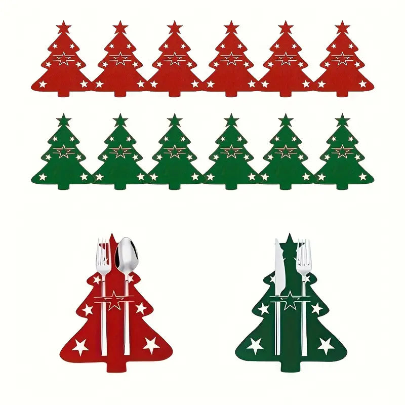 Christmas Table Decor 8-Piece Set